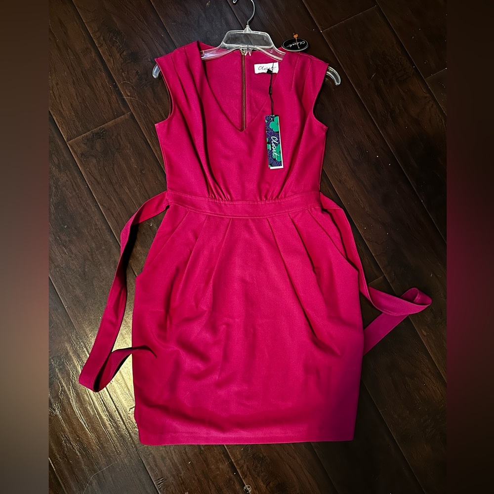 Closet London tulip skirt tie dress